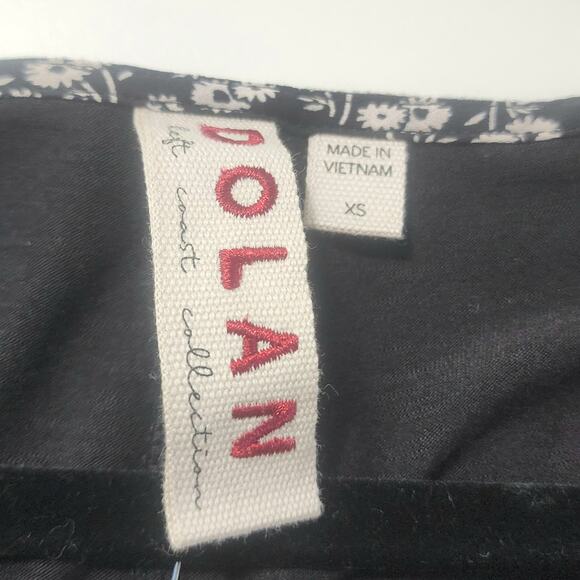 NWT Anthropologie Dolan Contessa Top West Coast Black Chic Sleek Corpcore Office - Picture 3 of 10